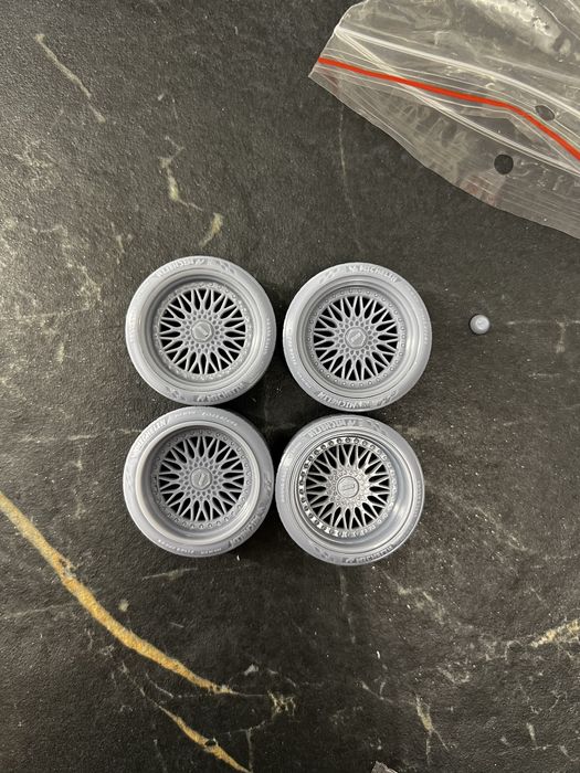 Felgi bbs super rs komplet 1/18