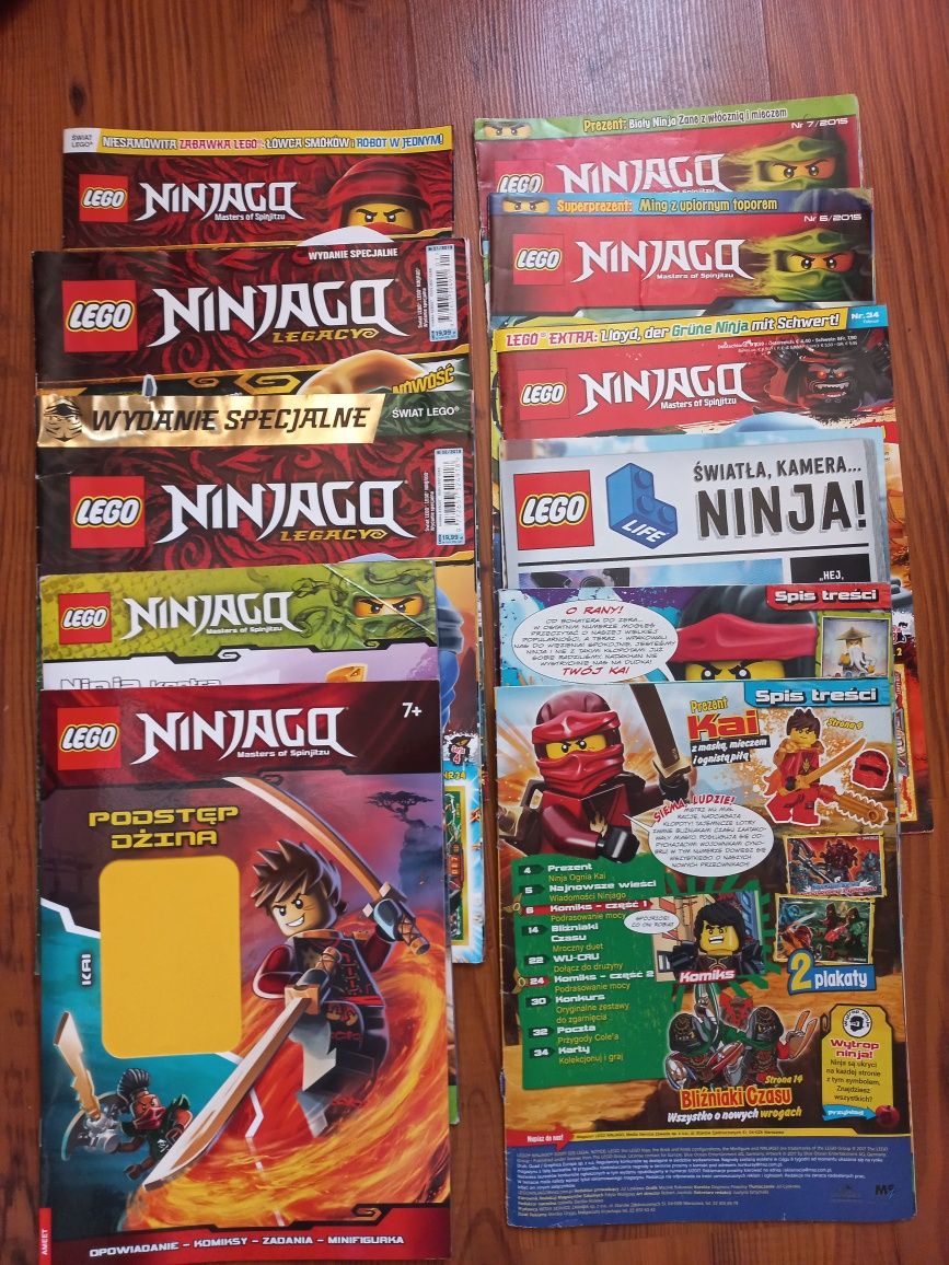 Gazetki Lego Ninjago 9szt