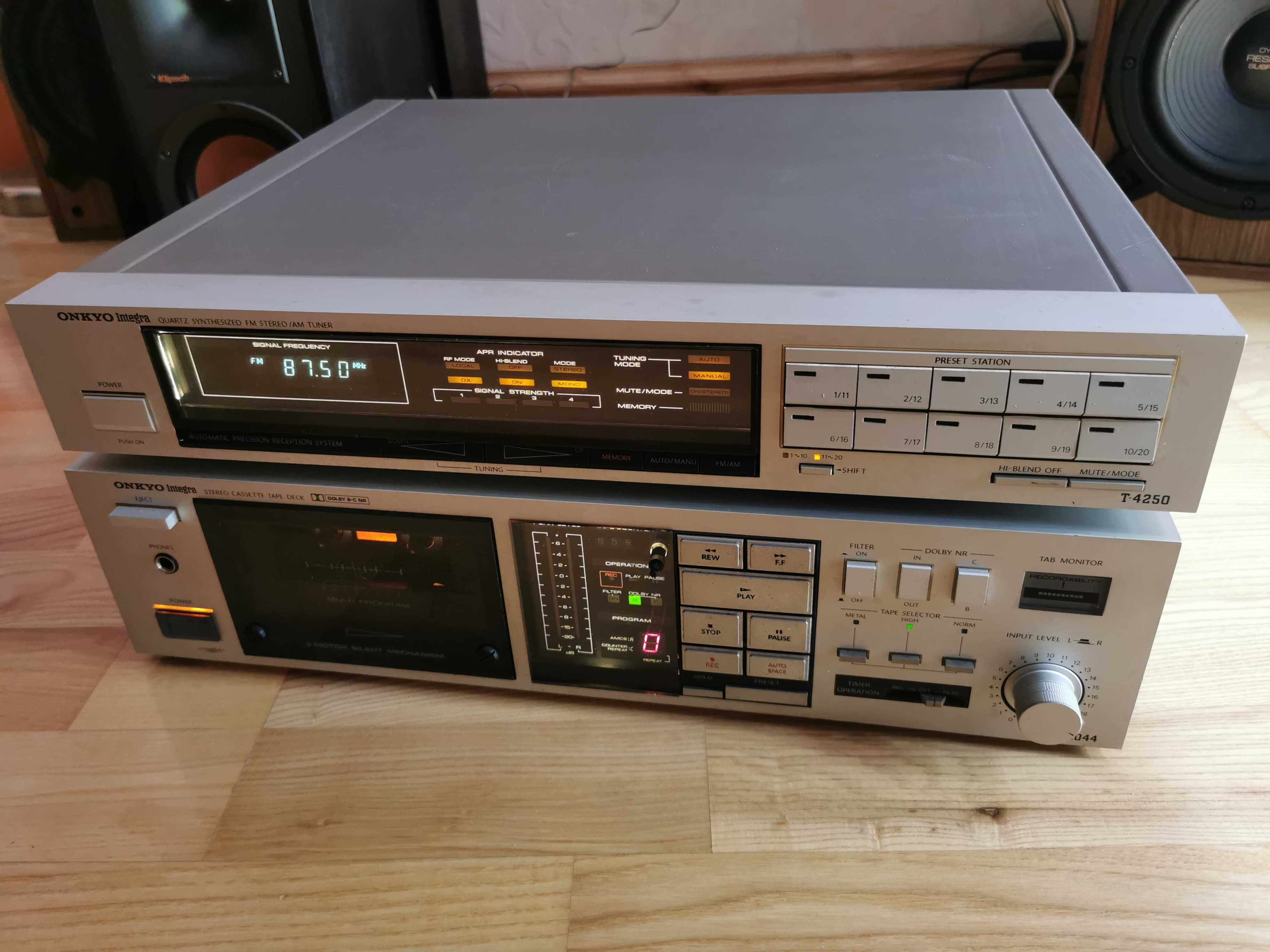 Dwa w cenie jednego ONKYO INTEGRA TA 2044 + ONKYO INTEGRA T 4250 HI-FI