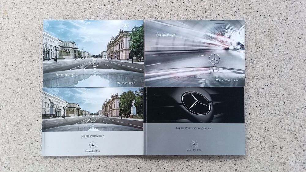 Mercedes Benz PERSONENWAGEN Program paleta modeli 2005 rok. Prospekty