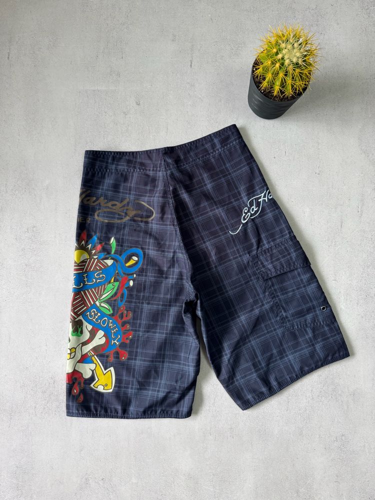 Шорти чоловічі Ed Hardy big logo оригінал