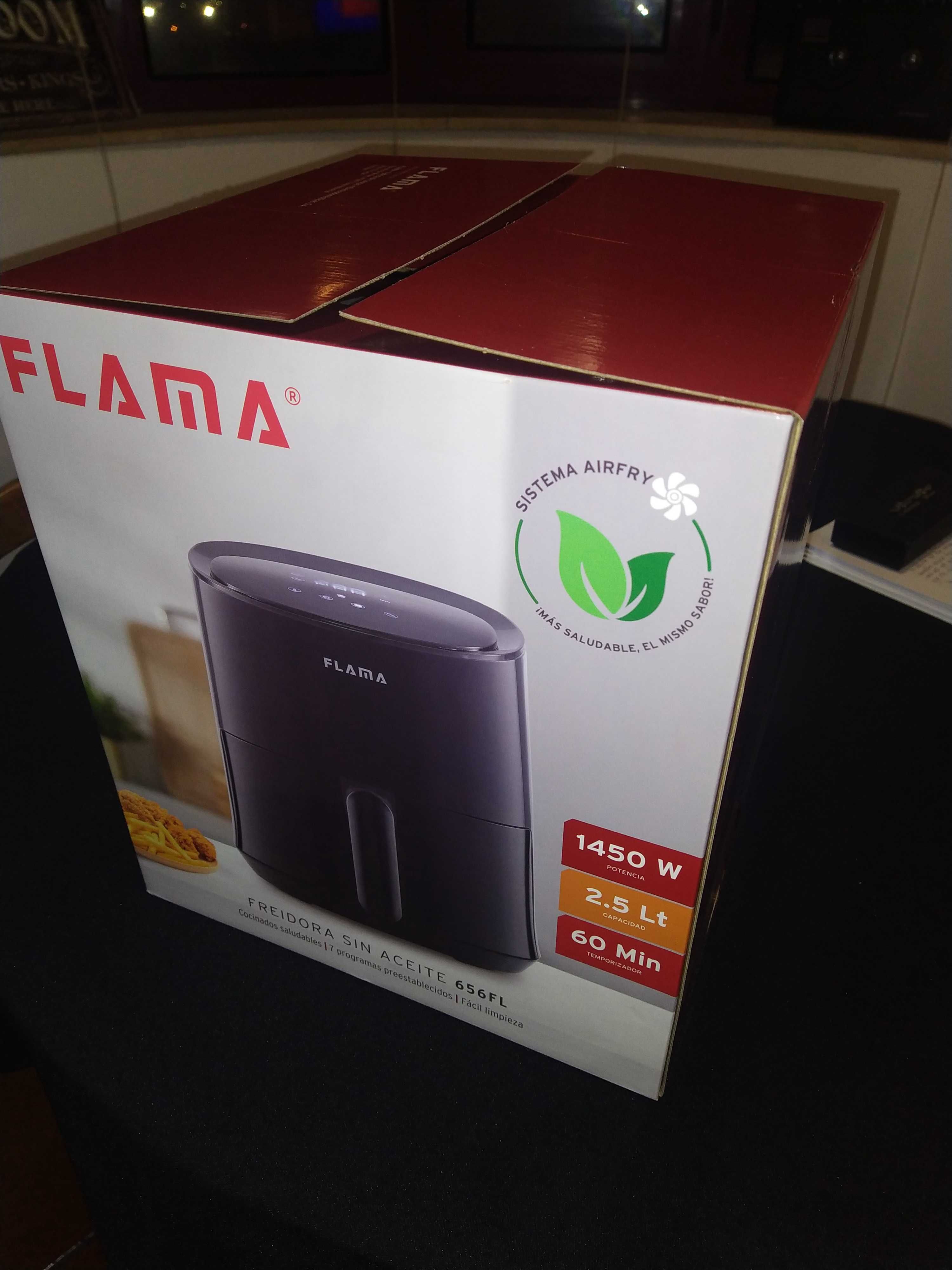 Fritadeira sem Óleo Flama 656FL (2,5L) Preto