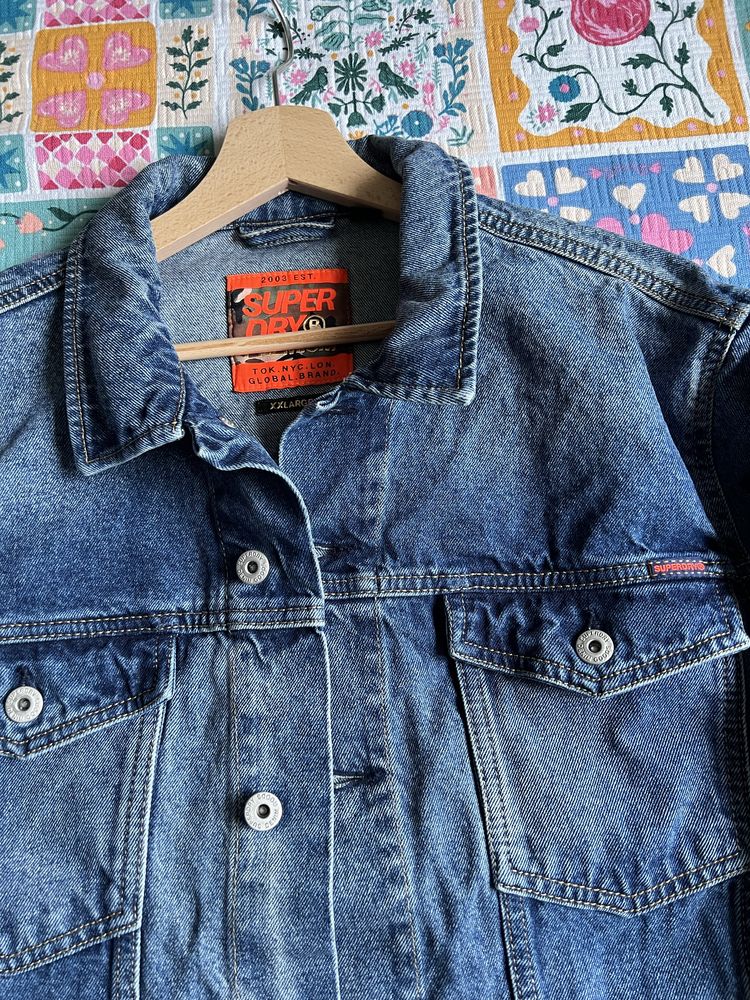 Джинсова куртка superdry