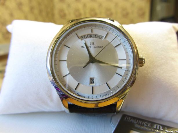 Наручные мужские часы Maurice Lacroix LC1227-SS001-131, Оригинал