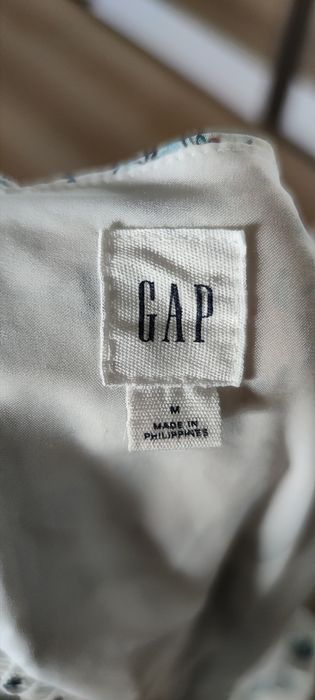 Śliczna letnia sukienka w kwiatuszki M/38/10 GAP 100% wiskoza viscose