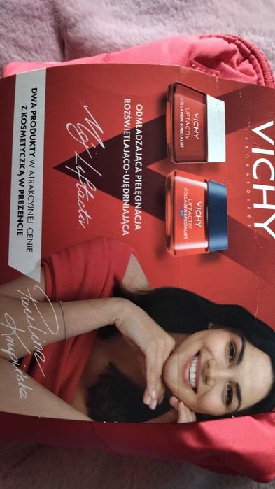 Zestaw kremów Vichy z kosmetyczką Liftactive collagen specialist
