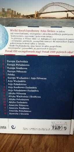 Wielki Encyklopedyczny Atlas Świata KOMPLET 18 tomów