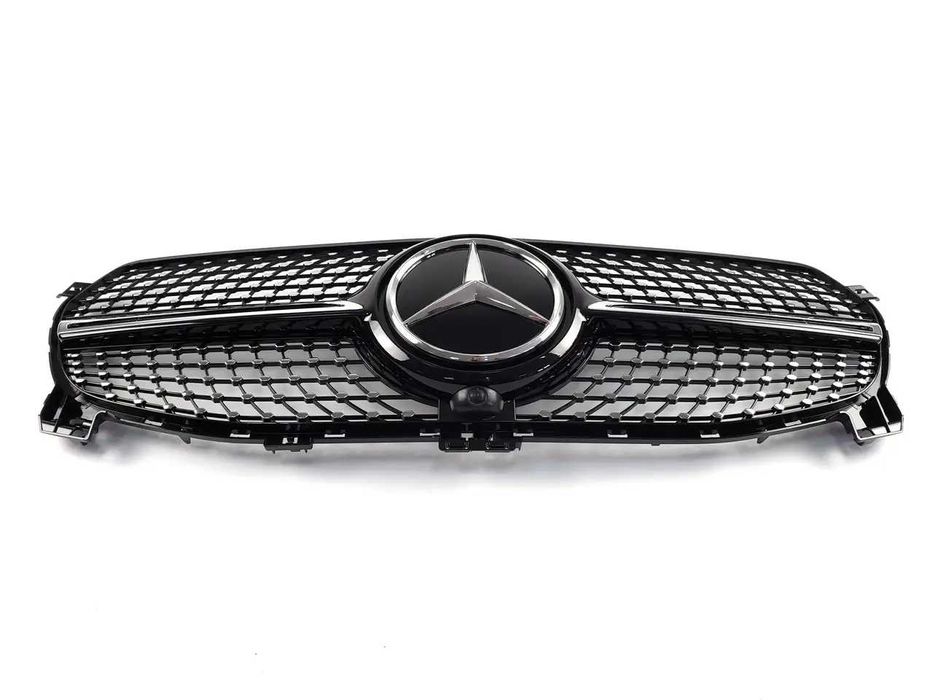 Решетка радиатора mercedes GLEw167 19-20г.Diamond Black(Normal бампер)