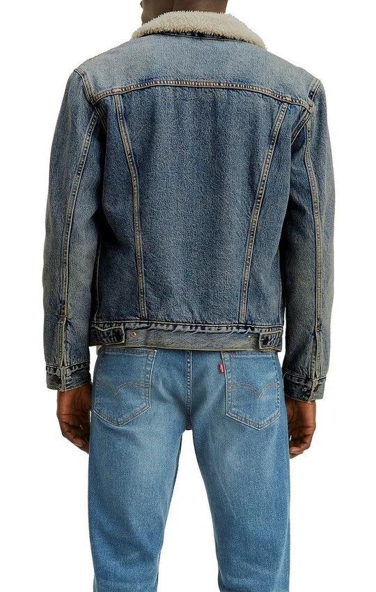 Куртка джинсовая шерпа Sherpa levis