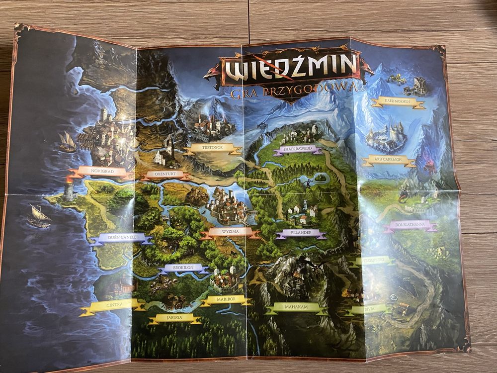 WIEDŹMIN Gra przygodowa wersja komputerowa gry planszowej