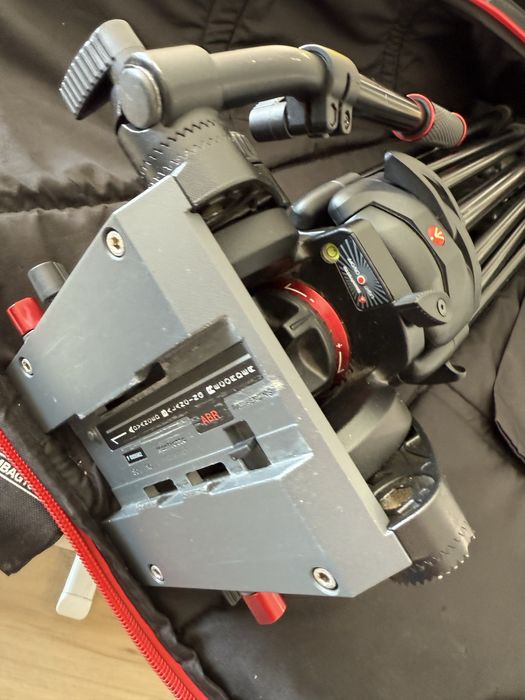 Tripé para vídeo Manfrotto 509HD,545GBK Pro Ground-Twin Kit 100