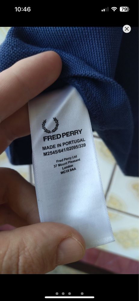 Футболка Fred Perry на лампасах поло