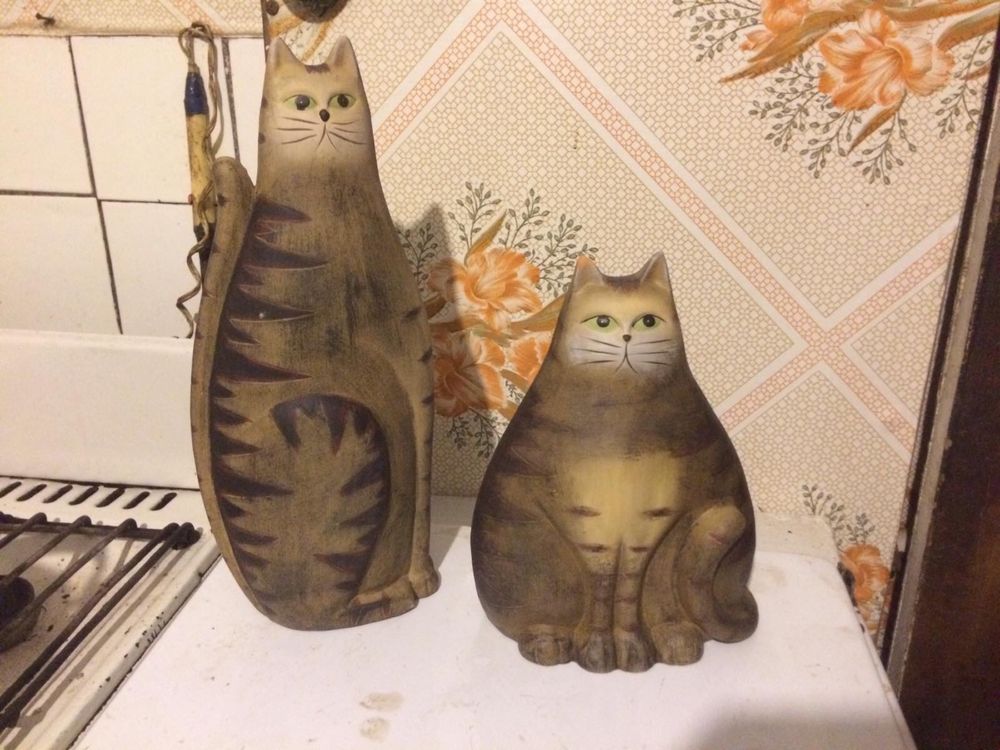 Статуэтки котов керамика