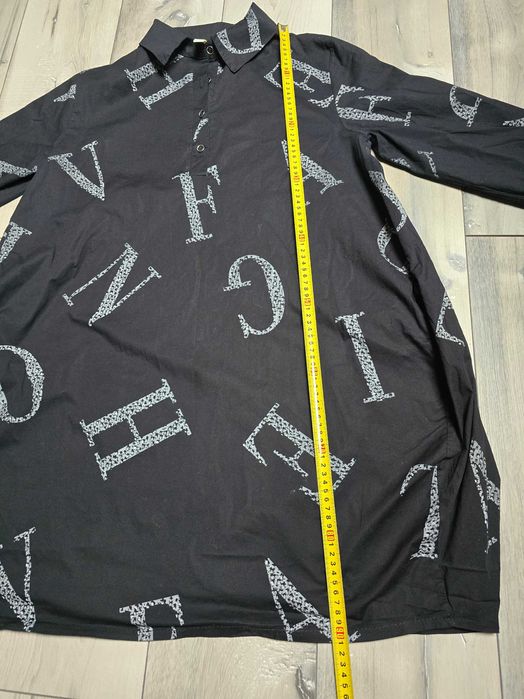 Sukienka tunika długa koszula oversize