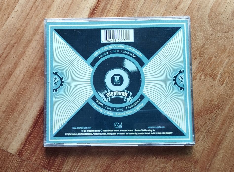 CD Álbum original - The BLACK EYED PEAS - elephunk