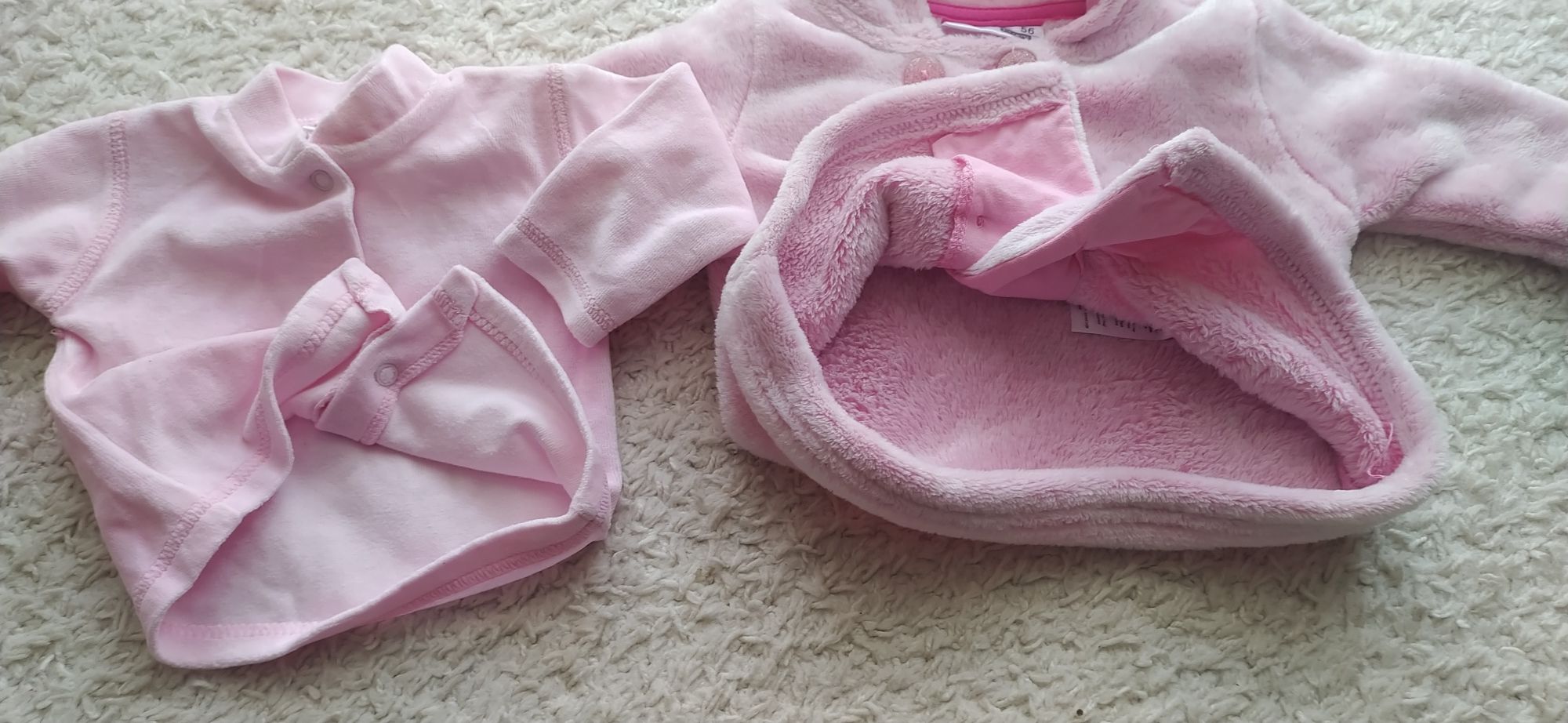 2 bluzy dla dziewczynek r. 56