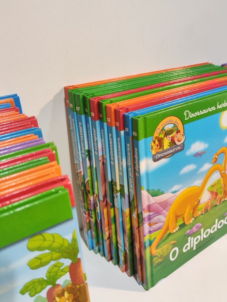 Livros O Mundo dos Dinossauros - Planeta D'Agostini - valor unitário