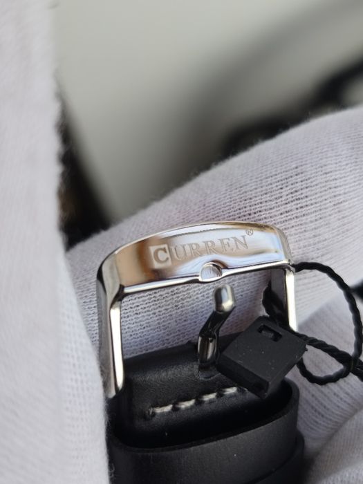 Relógio Musk midnight Silver black Edition by Curren