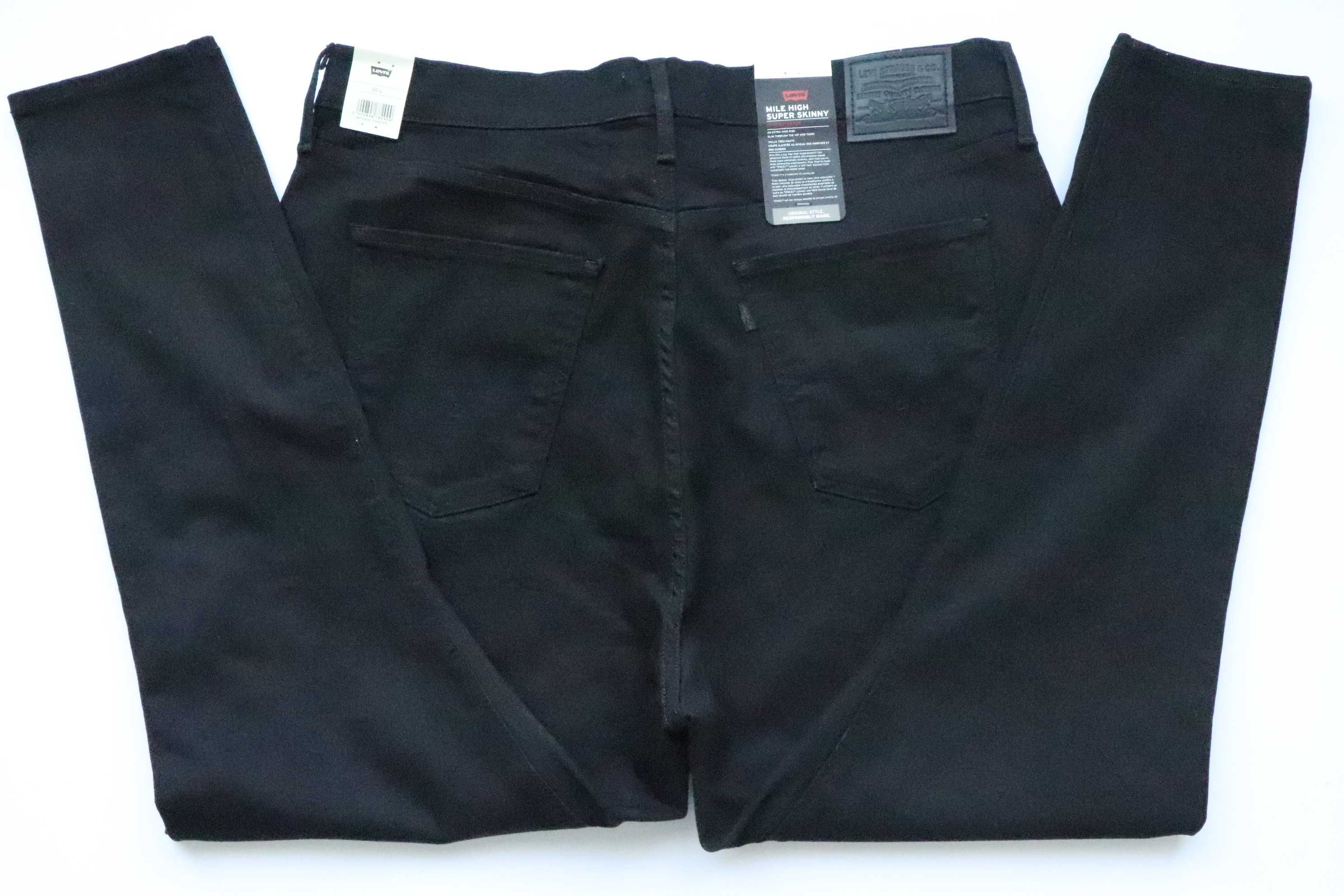 LEVIS Mile High Super Skinny PLUS 20W L damskie spodnie rurki XXXL