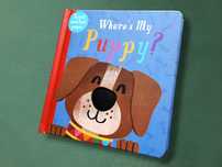 Where's My Puppy? książeczka sensoryczna po angielsku dotykowa