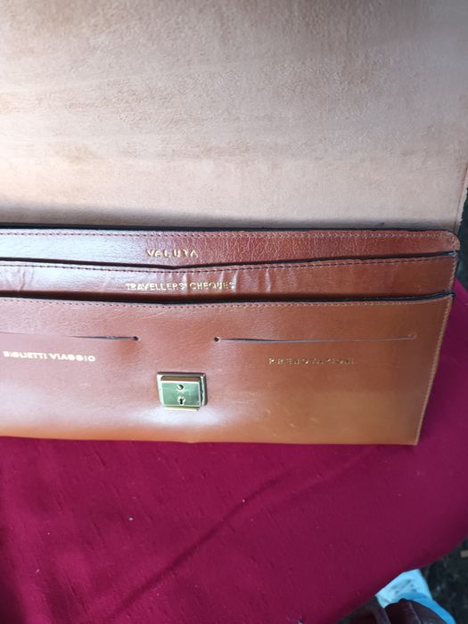 Pasta de documentos couro fabrico artesanal Italiano