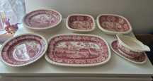 Посуд Villeroy&Boch Rusticana, Burgenland червоний, синій та зелений к