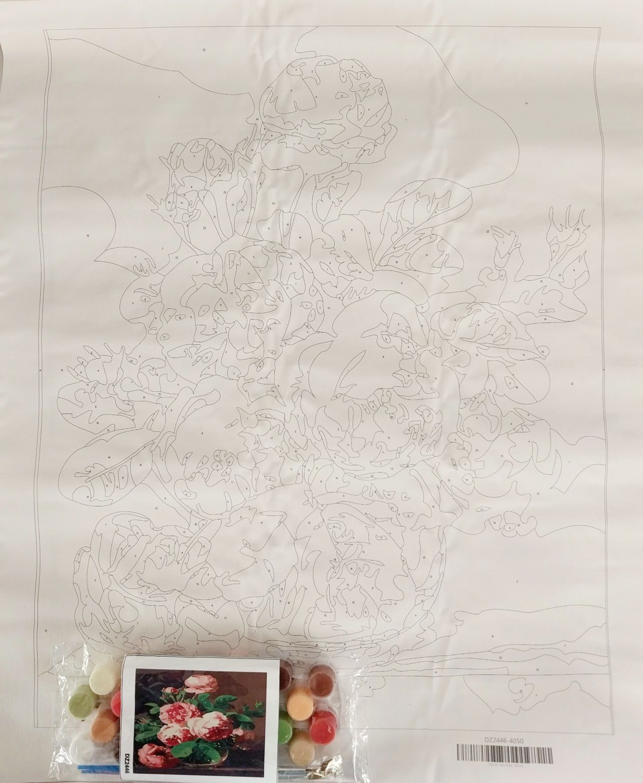 Картина по номерам "Букет цветов" 40×50 см без подрамника