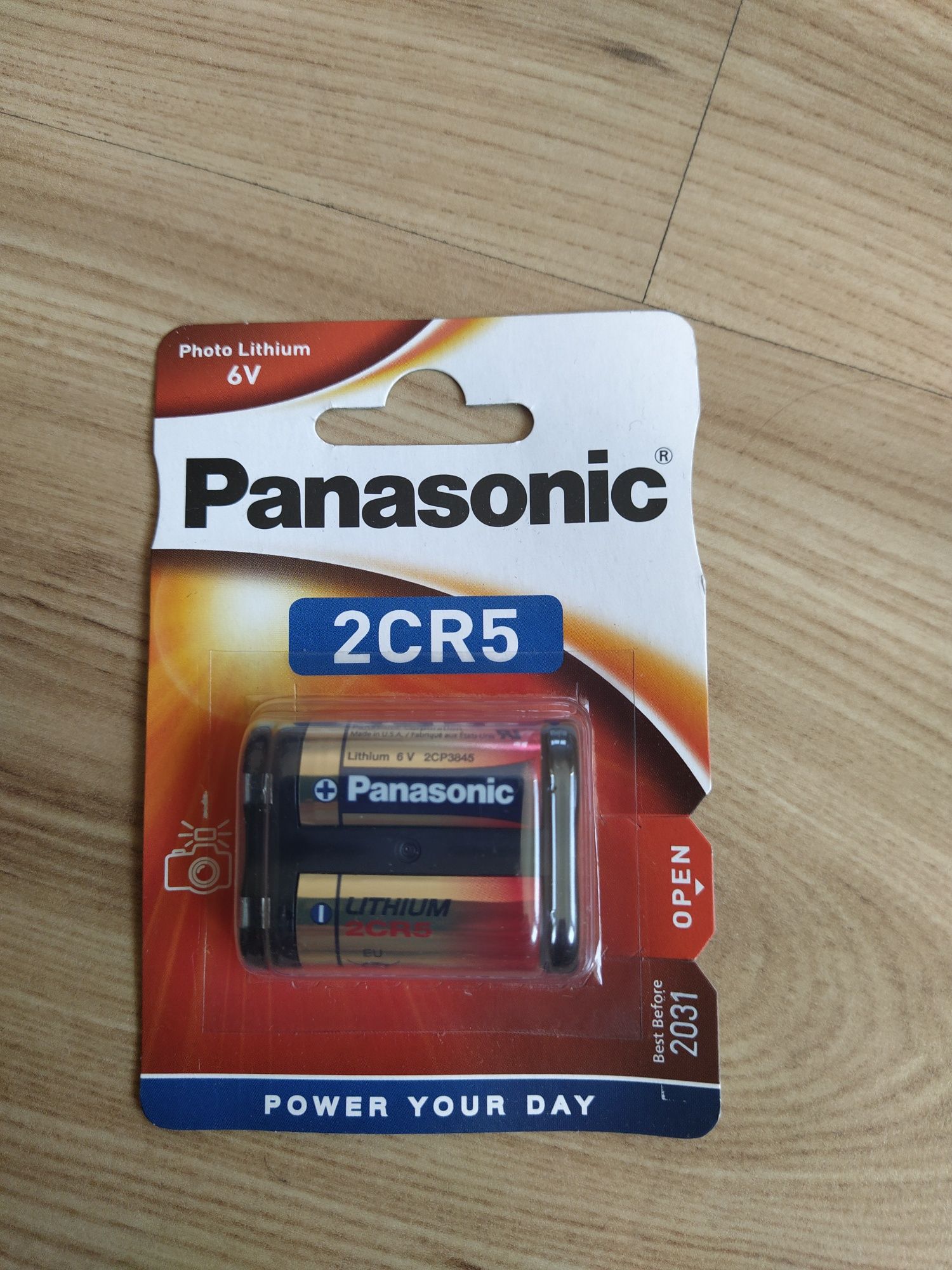 Bateria litowa 6V Panasonic 2CR5 .