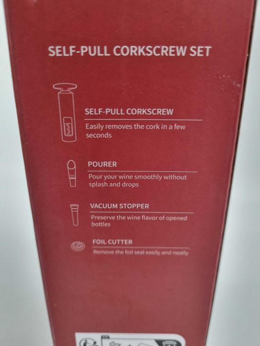 Korkociąg otwieracz do wina nalewak korek Zestaw!