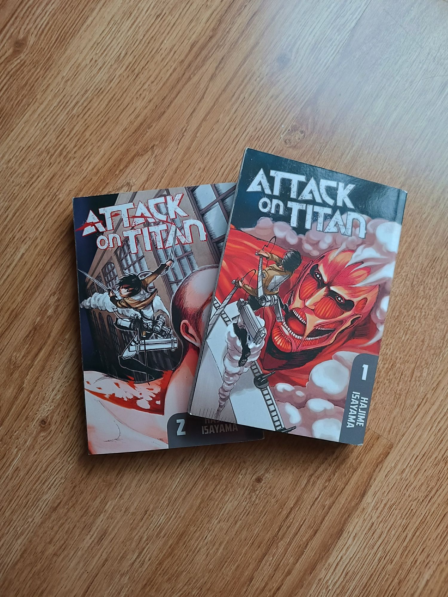 Manga Attack on titan volume 1 e 2