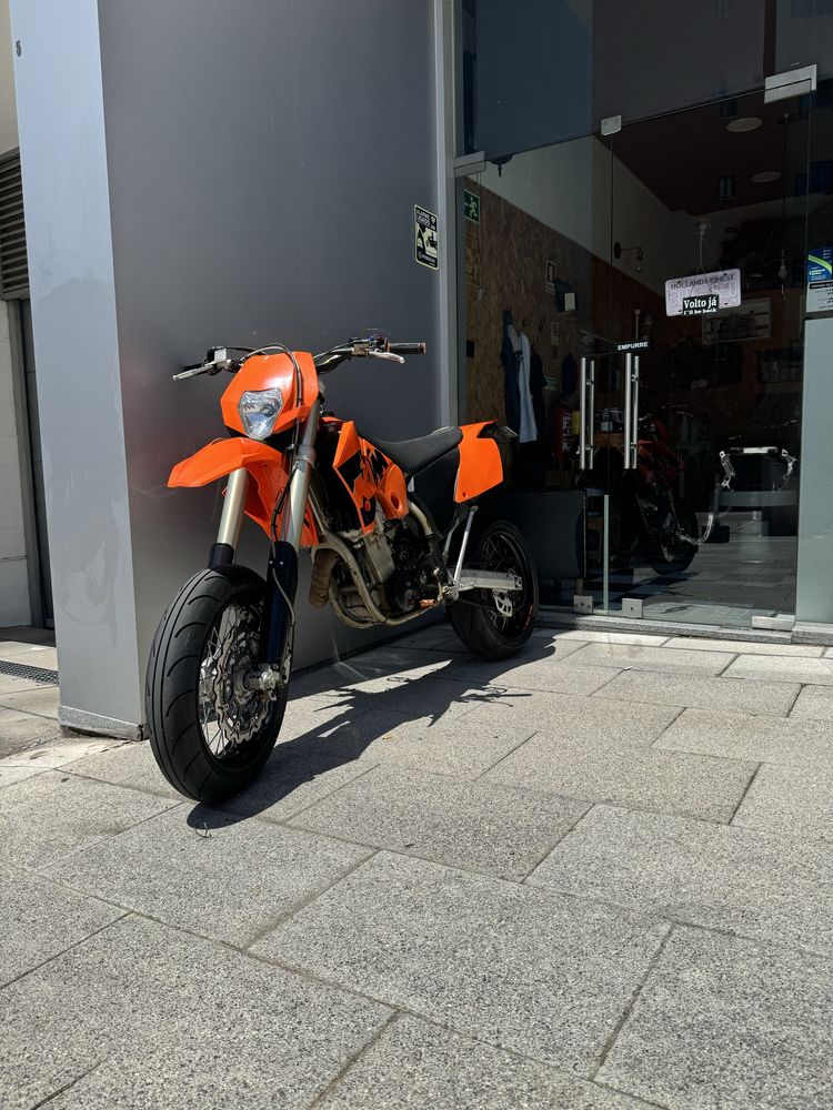 Ktm exc 450 ano 2004 supermoto 12kw livrete preço fixo