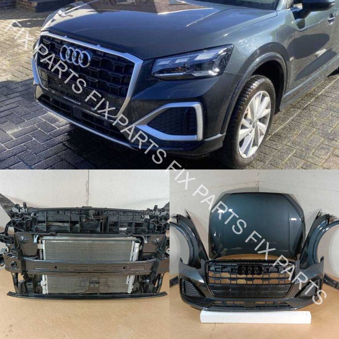 Бампер Audi Q2 GA оригинал решетка, фары, капот