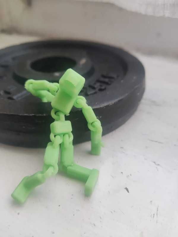 Flex Person Keychain