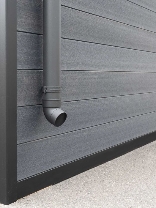 Domek ogrodowy kompozytowo-aluminiowy z pergolą