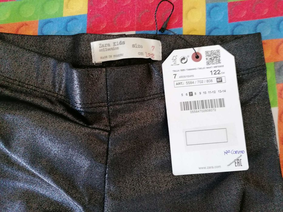 Leggings pretas cheias de estilo