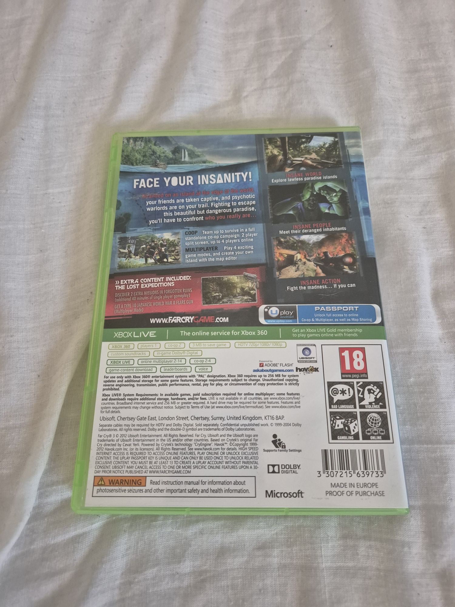 Gra Far Cry 3 Xbox 360