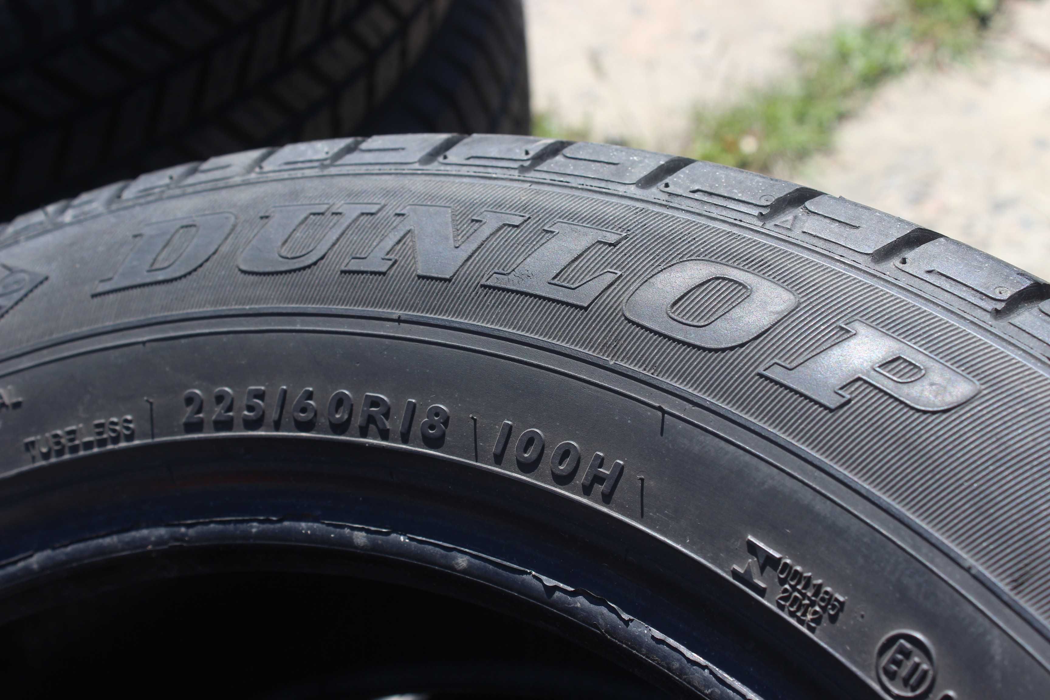 225-60-R18 DUNLOP SP SPORT -01 комплект 4штуки летней резины GERMANY