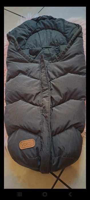 Śpiworek z pierzem wełna do fotelika Voksi wool feather