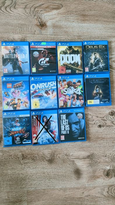 Sprzedam gry do PS4