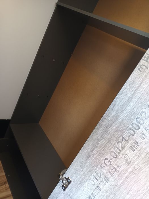 Szafa narożna szara