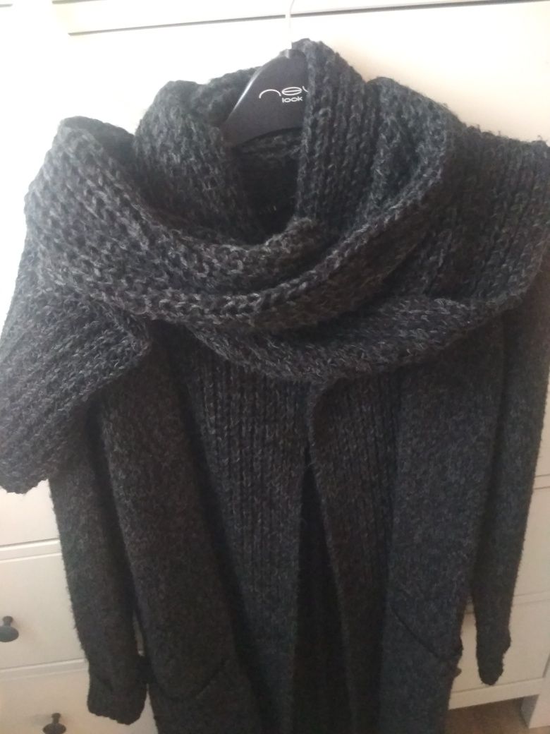 Super kardigan narzutka sweter płaszcz Mohito