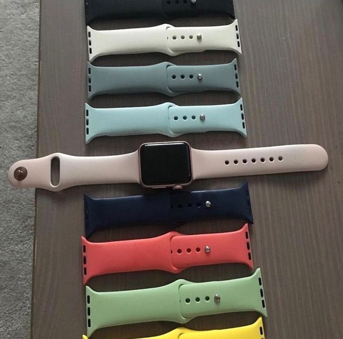 Силіконовий ремінь для  Apple Watch 38/40/41/42/44/45/49mm