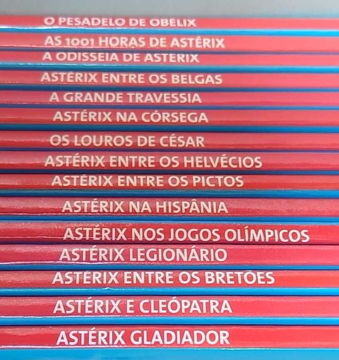 Coleção ASTÉRIX - Edições Asa , 15 volumes em capa mole.