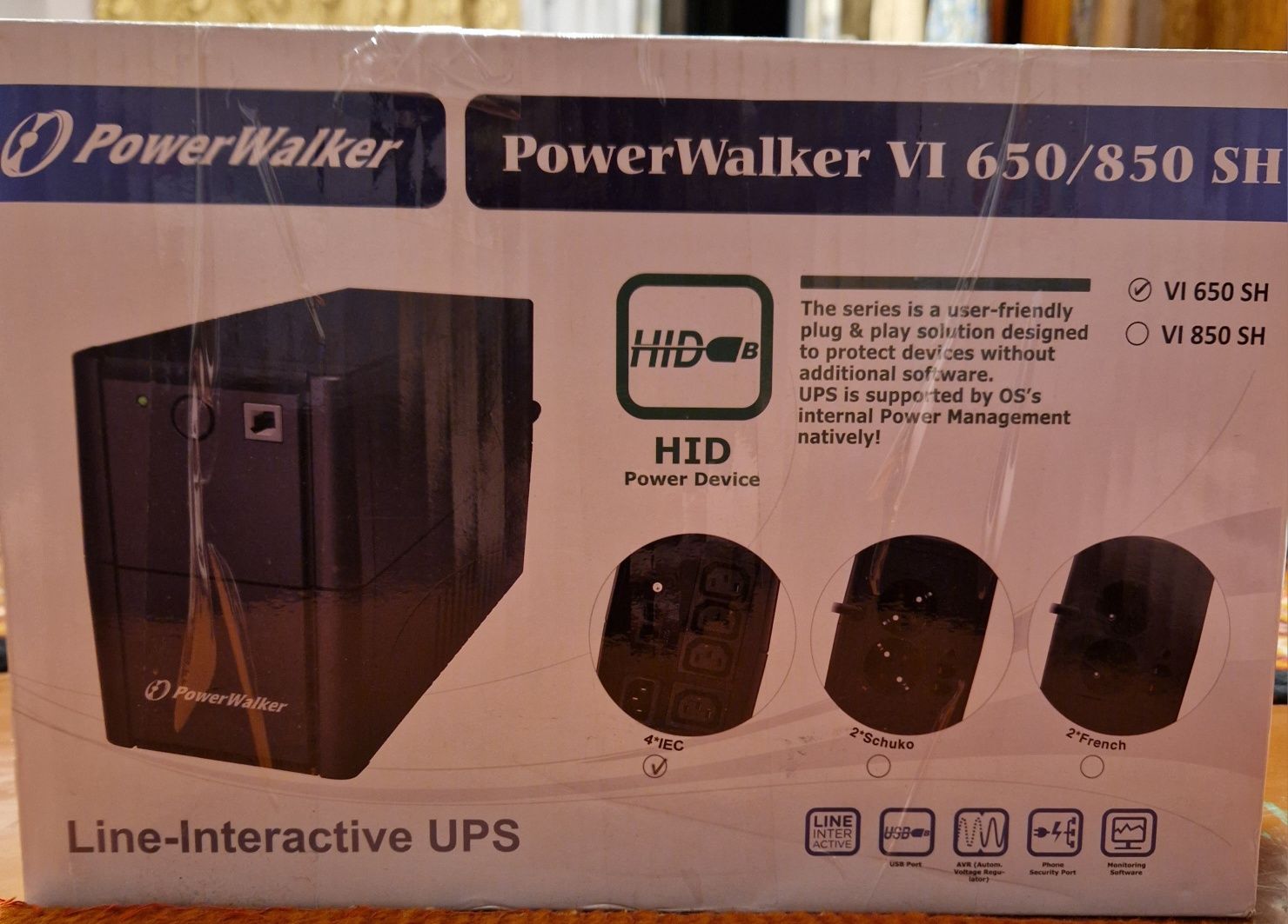 PowerWalker ДБЖ лінейно-інтерактивний VI 650SH