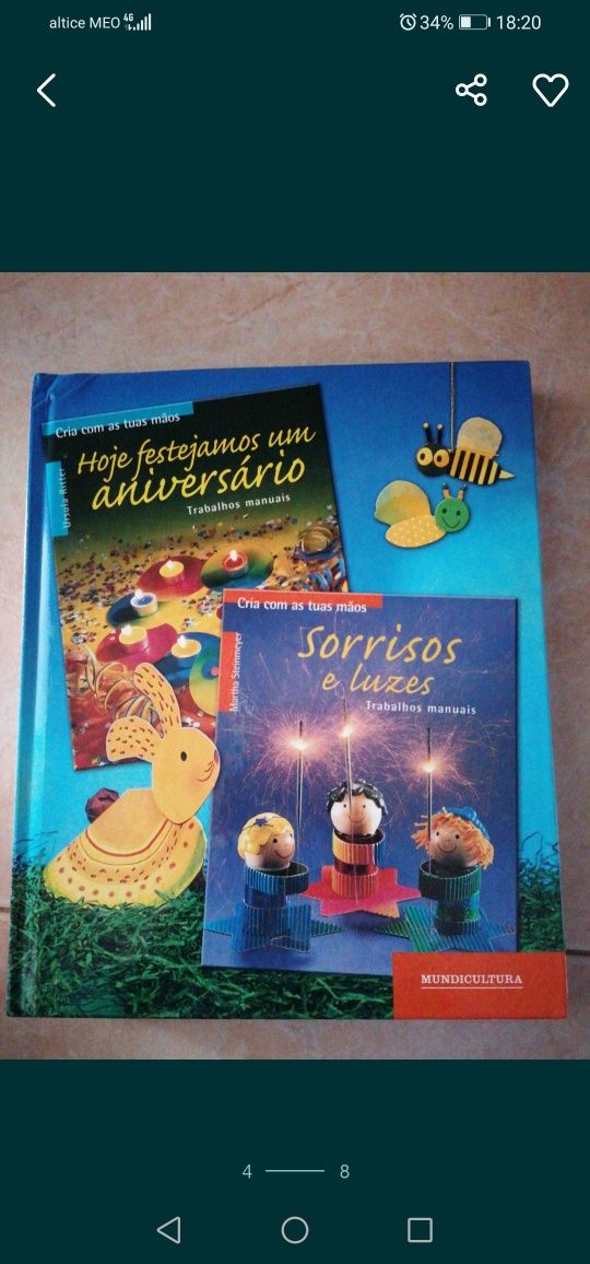 Livros Cria com as tuas mãos