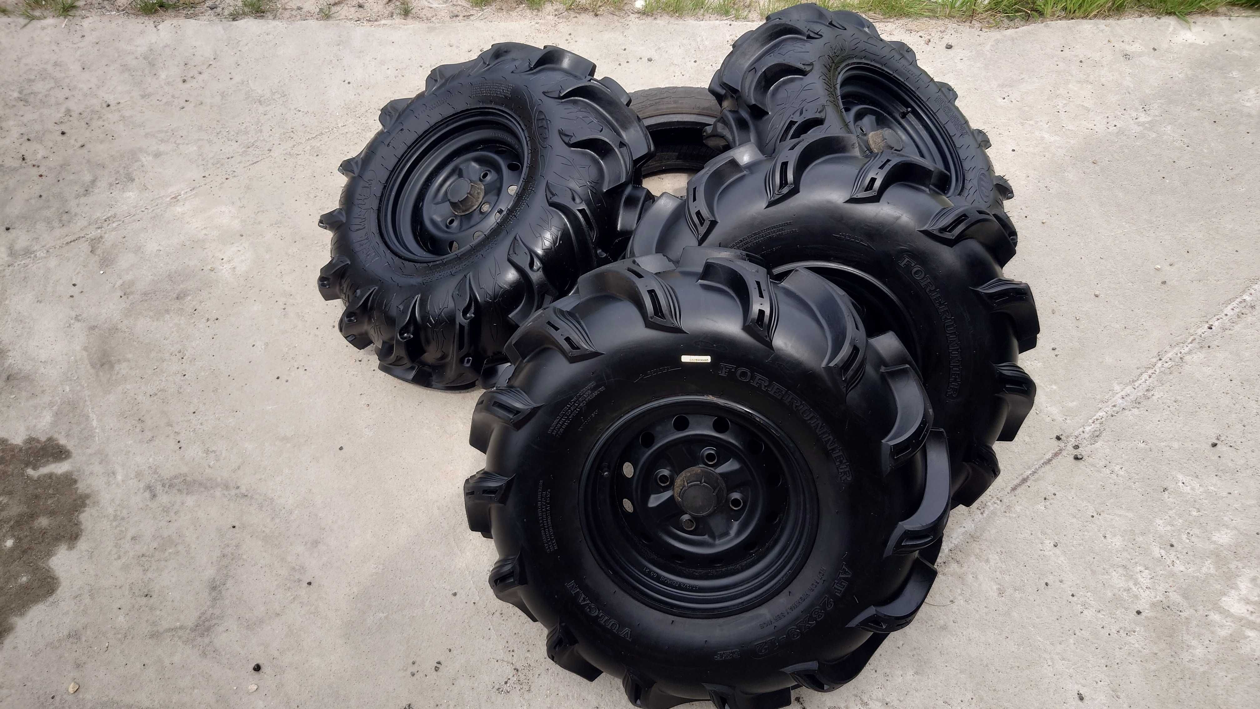Koła quad błotne ITP Mega Mayhem Vulcan 28x9 28x11 12cal rozstaw 4x110