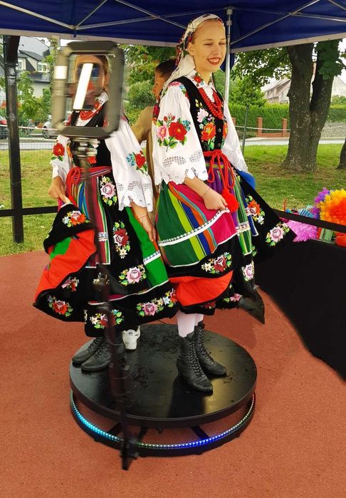 FOTOBUDKA RETRO FOTOBUDKA 360 PRO Fotobudka Drewniana Klasyczna JAKOŚĆ