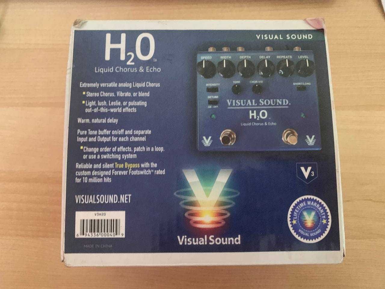Visual Sound H2O  V3 - Pedał efektów Chorus i Delay