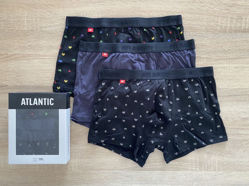 Мужские трусы чоловічі труси боксери atlantic атлантик Польша