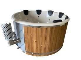 Balia ogrodowa Premium | gorąca beczka ruska bania hot tube jacuzzi